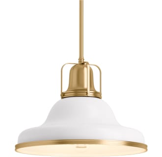 A thumbnail of the Kohler Lighting 32290-PE03 32290-PE03 in White / Brushed Modern Brass - Detail