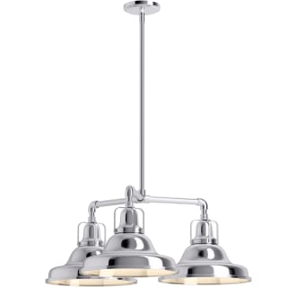 A thumbnail of the Kohler Lighting 32293-CH03 32293-CH03 in Polished Chrome - Light On