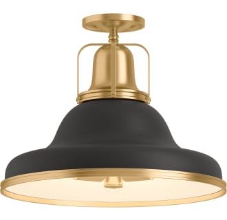 A thumbnail of the Kohler Lighting 32294-SF03 32294-SF03 in Matte Black / Brushed Modern Brass - Light On