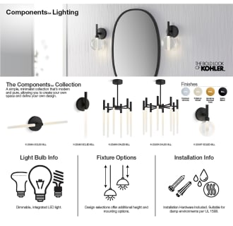 A thumbnail of the Kohler Lighting 23464-SCLED Kohler Lighting Components Collection
