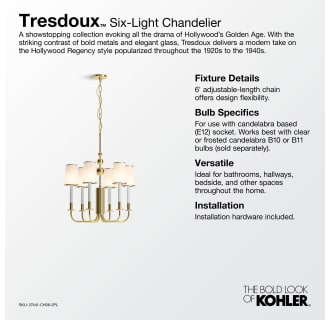 A thumbnail of the Kohler Lighting 27441-CH06 Alternate Image