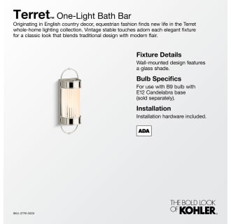 A thumbnail of the Kohler Lighting 27751-SC01 Alternate Image