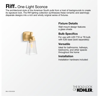A thumbnail of the Kohler Lighting 31755-SC01 Alternate Image