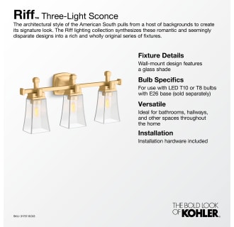 A thumbnail of the Kohler Lighting 31757-SC03 Alternate Image