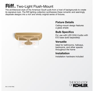 A thumbnail of the Kohler Lighting 31760-FM02 Alternate Image