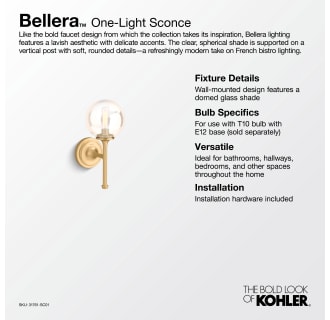 A thumbnail of the Kohler Lighting 31761-SC01 Alternate Image