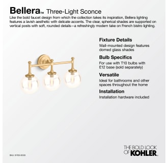 A thumbnail of the Kohler Lighting 31763-SC03 Alternate Image