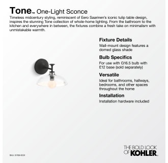 A thumbnail of the Kohler Lighting 31768-SC01 Alternate Image
