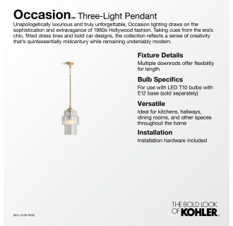 A thumbnail of the Kohler Lighting 31781-PE03 Alternate Image