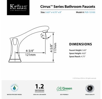 A thumbnail of the Kraus FUS-13103 Kraus-FUS-13103-Line Drawing
