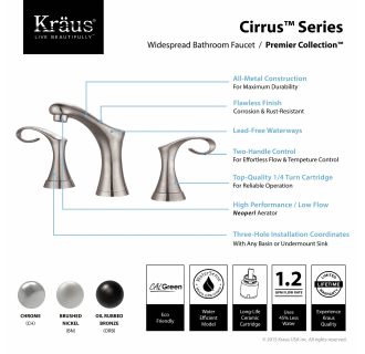 A thumbnail of the Kraus FUS-13103 Kraus-FUS-13103-Series Infographic - 1