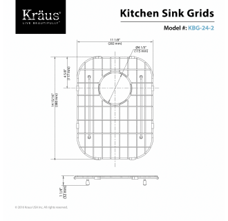 A thumbnail of the Kraus KBG-24-2 Kraus-KBG-24-2-Line Drawing