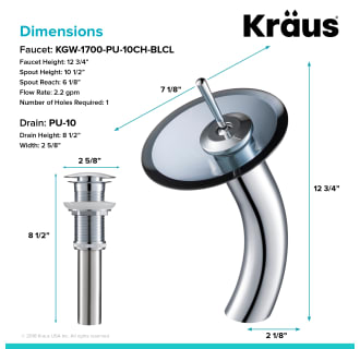 A thumbnail of the Kraus KGW-1700-PU-10-BLCL Kraus-KGW-1700-PU-10-BLCL-Alternate Image
