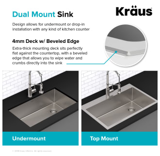A thumbnail of the Kraus KHT301-25 Dual Mount Sink Instructions