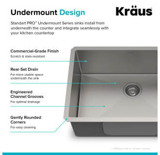 A thumbnail of the Kraus KHU100-28 Kraus-KHU100-28-Undermount Design