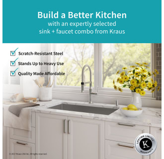 A thumbnail of the Kraus KHU100-32-1640-42 Kraus-KHU100-32-1640-42-Sink and Faucet Combination