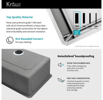 A thumbnail of the Kraus KHU100-32-1650-41 Kraus-KHU100-32-1650-41-Material and Soundproofing