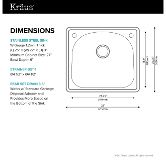 A thumbnail of the Kraus KTM24 Kraus-KTM24-Dimensional View