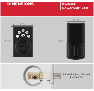 A thumbnail of the Kwikset 9240CNT Alternate Image