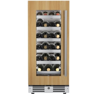 15 Inch Wide 23 Bottle Capacity Single Zone Wine Cooler with Alternating (Blue, White, Amber) LED lighting, Door Alarm, Touch Control Panel and Lockable Left Hinged Door