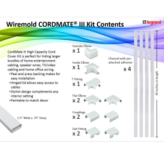 A thumbnail of the Legrand Cordmate Cover Kit Contents View