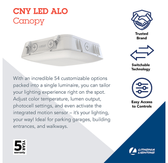 A thumbnail of the Lithonia Lighting CNY LED ALO SWW2 UVOLT PE PIR M2 Alternate Image