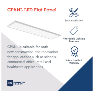 Lithonia lighting cpanl best sale led flat panel