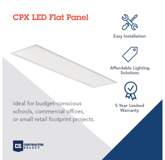 A thumbnail of the Lithonia Lighting CPX 1X4 ALO7 SWW7 M4 Infographic