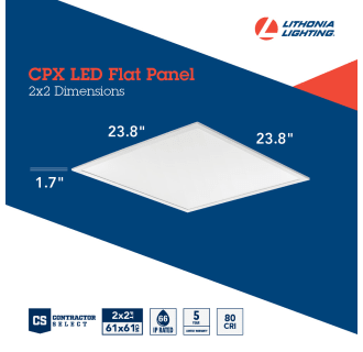 A thumbnail of the Lithonia Lighting CPX 2X2 ALO7 SWW7 CP4 Alternate Image