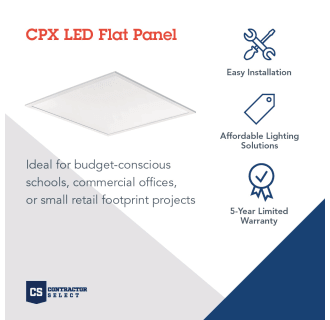 A thumbnail of the Lithonia Lighting CPX 2X2 ALO7 SWW7 M4 Infographic