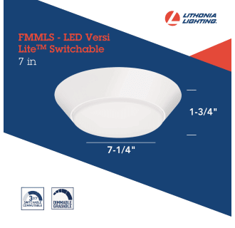 A thumbnail of the Lithonia Lighting FMMLS 7 SWW2 M6 Alternate Image