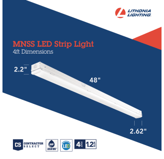 A thumbnail of the Lithonia Lighting MNSS L48 ALO3 MVOLT SWW3 Alternate Image