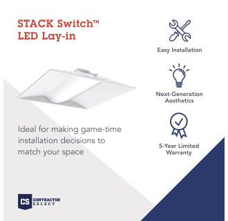 A thumbnail of the Lithonia Lighting STAKS 2X2 ALO3 SWW7 Infographic