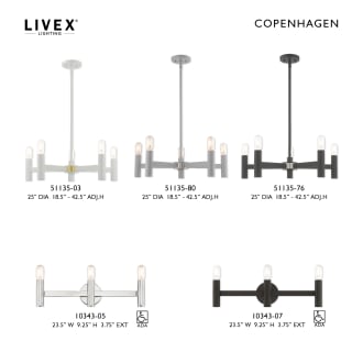 A thumbnail of the Livex Lighting 10343 Livex Lighting-10343-Collection Image