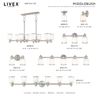 A thumbnail of the Livex Lighting 40205 Alternate Image