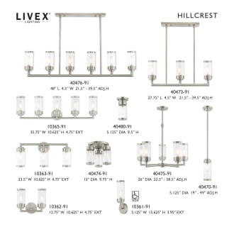 A thumbnail of the Livex Lighting 40476 Livex Lighting 40476