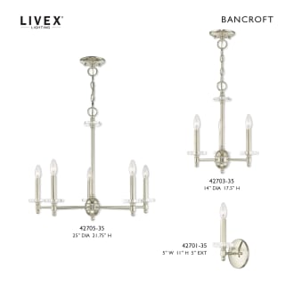 A thumbnail of the Livex Lighting 42705 Full Collection