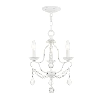 Antique White Livex Lighting 6423-60 Chesterfield 3 Light Mini Chandelier Antique White Livex Lighting 6423-60 Chesterfield 3 Light Mini Chandelier