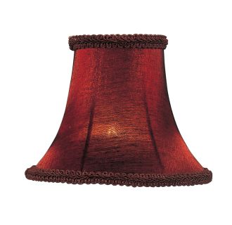 A thumbnail of the Livex Lighting S157 Red Silk Bell Clip Shade