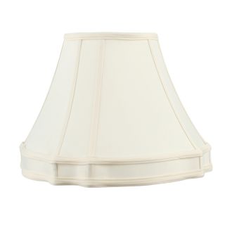 A thumbnail of the Livex Lighting S526 Off White Round Top/Curved Cut Corner Shantung Silk Shade