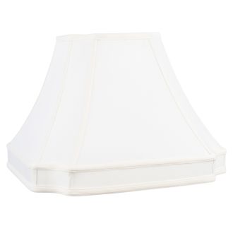 A thumbnail of the Livex Lighting S548 White Round Cut Corner Shantung Silk Shade  