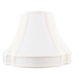 A thumbnail of the Livex Lighting S565 White French Oval Shantung Silk Shade with Side Pleat