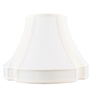 A thumbnail of the Livex Lighting S567 White French Oval Shantung Silk Shade with Side Pleat