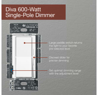 A thumbnail of the Lutron DV-600P Alternate Image