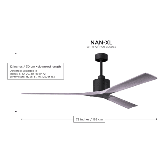 A thumbnail of the Matthews Fan Company NKXL-BK-72 Alternate Image