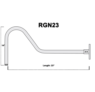 A thumbnail of the Millennium Lighting RGN23 Alternative View