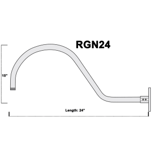 A thumbnail of the Millennium Lighting RGN24 Alternative View