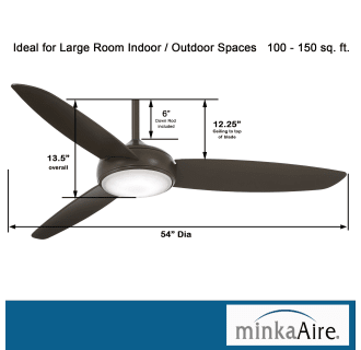 A thumbnail of the MinkaAire Concept IV Dimensions