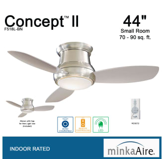 A thumbnail of the MinkaAire Concept II 44 LED Concept II 44