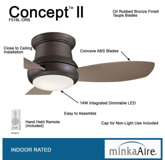 A thumbnail of the MinkaAire Concept II 44 LED Detail